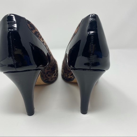 Taryn Rose Teaneck Leopard Print Pump Brown Multi - Picture 11 of 13